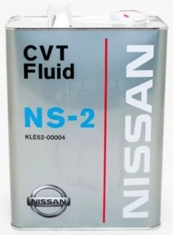 Масло трансмиссионное CVT Nissan Fluid NS-2, 4л. NISSAN KLE5200004