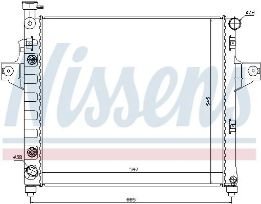 Радиатор NISSENS 61009 (фото 1)