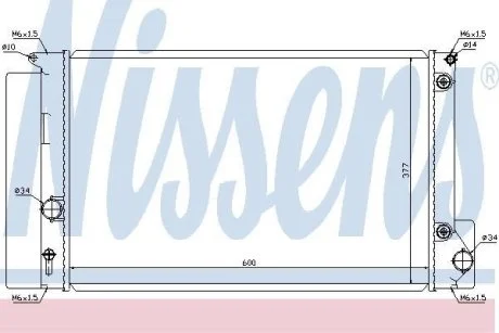 Радиатор кондиционера NISSENS 64694