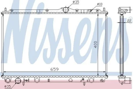 Радиатор охлаждения NISSENS 65559A