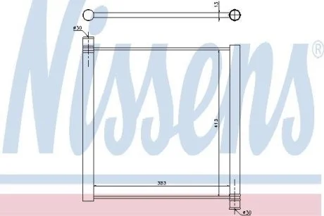 Радиатор охлаждения NISSENS 68451