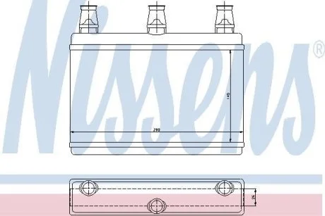 Радиатор отопления NISSENS 70522