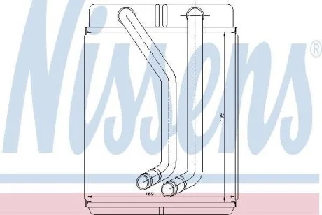Радиатор отопления NISSENS 77507