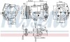 Компрессор кондиционера NISSENS 890058 (фото 1)