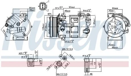 Компрессор кондиционера NISSENS 890210