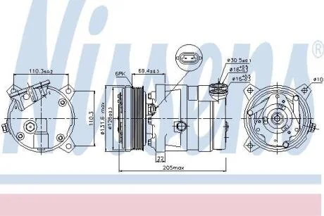 Компресор кондиціонера First Fit NISSENS 89058