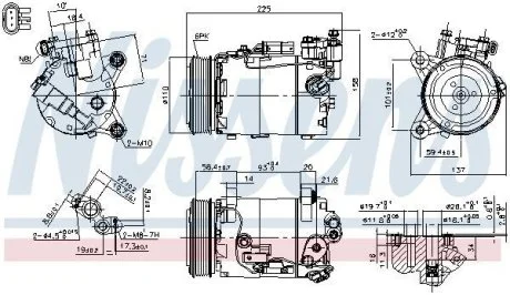 Компрессор кондиционера First Fit NISSENS 890600
