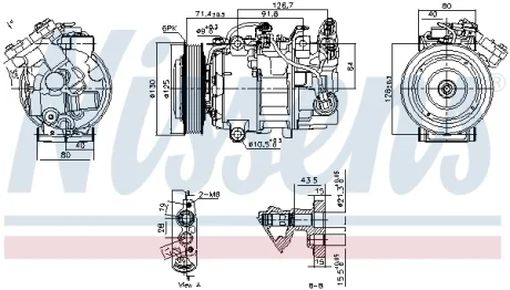 Компрессор NISSENS 890763