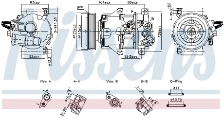 Компресор кондиціонера First Fit NISSENS 890898