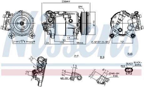 Компрессор кондиционера First Fit NISSENS 891019