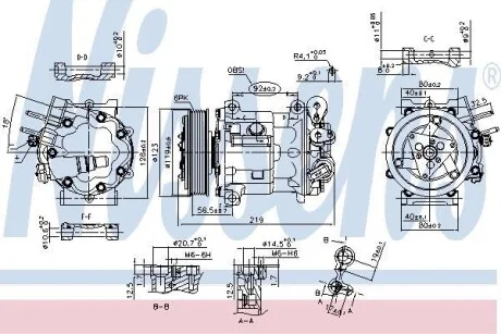Компресор кондиціонера NISSENS 89404