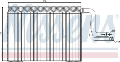 Радиатор кондиционера NISSENS 92268