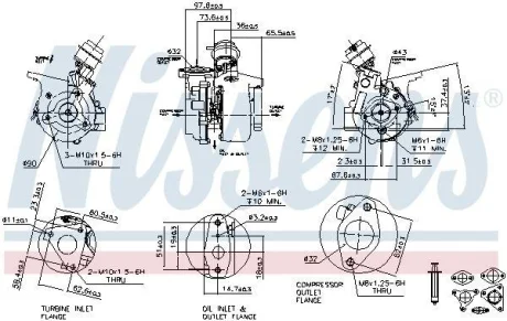 Турбокомпресор First Fit NISSENS 93150
