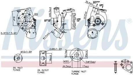 Турбокомпресор First Fit NISSENS 93186