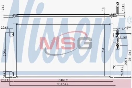 Радиатор кондиционера First Fit NISSENS 940457