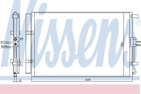 Конденсер кондиционера NISSENS 940573
