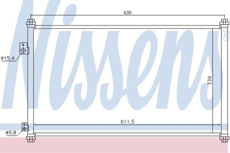 Радиатор кондиционера NISSENS 94733