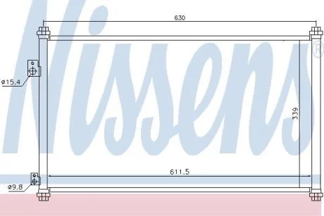 Радиатор кондиционера NISSENS 94733