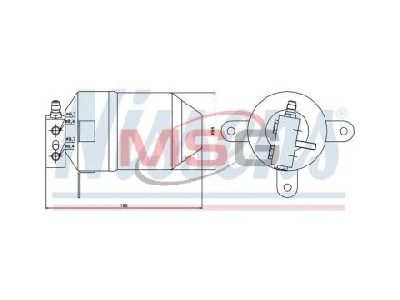 Осушувач кондиціонера NISSENS 95006