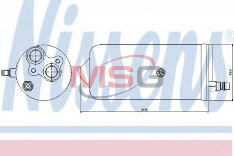 Осушитель кондиционера NISSENS 95329