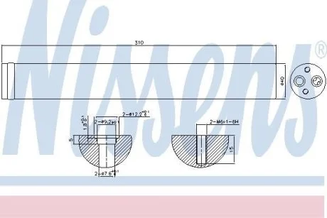 Осушувач,кондиціонер NISSENS 95342
