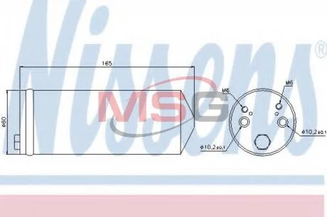 Осушувач кондиціонера NISSENS 95413
