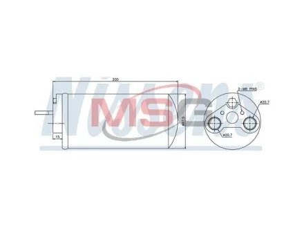 Осушувач кондиціонера NISSENS 95461