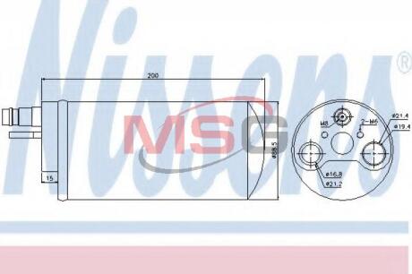 Осушувач кондиціонера NISSENS 95494