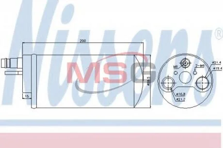 Осушувач кондиціонера NISSENS 95494