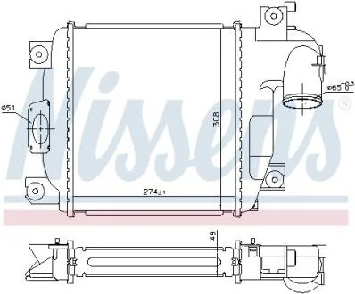 Радіатор наддуву NISSENS 961424