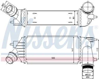 Радіатор наддуву NISSENS 96467