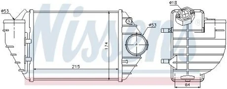 Радіатор наддуву NISSENS 96690