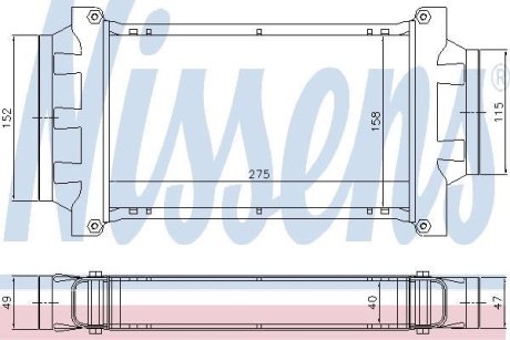 Радиатор наддува NISSENS 96777