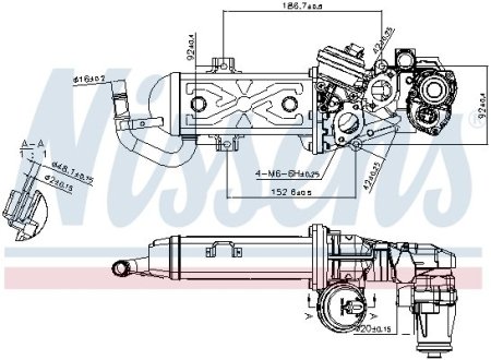 Клапан рециркуляции отработавших газов NISSENS 98178