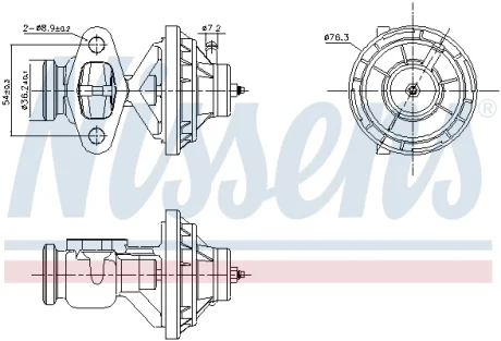 Клапан рециркуляції ВГ First Fit NISSENS 98390