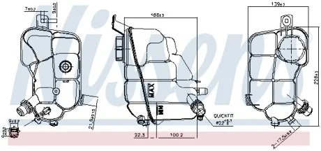 Бачок расширительный NISSENS 996257