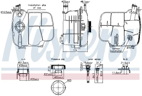 Расширительный бачок NISSENS 996305
