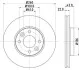 Диск тормозной передний Renault Logan, Clio 1.4, 1.6 (07-), Megane 1.4, 1.6 (03-08) NISSHINBO ND2030K (фото 1)