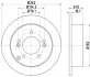 Диск тормозной задний Hyundai Tucson 2.0 (04-10)/ Kia Sportage, Magentis 2.0, 2.7 (09-) NISSHINBO ND6002K (фото 1)