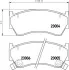 Колодки тормозные дисковые передние Nissan Almera 1.4, 1.6, 2.0 (95-00) NISSHINBO NP2043 (фото 1)