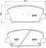 Колодки тормозные дисковые передние Kia Ceed, i30 1.4, 1.6 (12-) NISSHINBO NP6047 (фото 1)