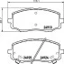 Колодки тормозные дисковые передние Hyundai i10, i20/Kia Picanto 1.0, 1.1, 1.2 (04-) NISSHINBO NP6085 (фото 1)