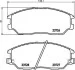 Колодки тормозные дисковые передние Hyundai Terracan 2.9, 3.5 (03-06) NISSHINBO NP6092 (фото 1)