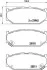 Тормозные колодки SUZUKI Swift "05>> NISSHINBO NP9023 (фото 1)