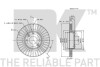 Тормозной диск NK 202264 (фото 3)
