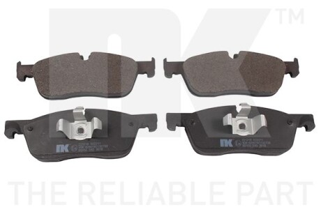 Тормозные дисковые колодки, комплект NK 221218
