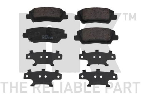 Тормозные дисковые колодки, комплект NK 229219