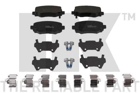 Гальмівні дискові колодки, комплект NK 229336