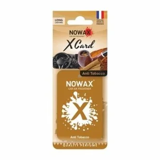 Автомобильный ароматизатор воздуха серия " X CARD" - Anti Tobacco NOWAX NX07543
