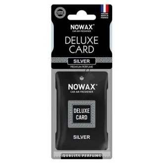 Ароматизатор целлюлозный Nowax серия Delux Card 6 г. - Silver NOWAX NX07732